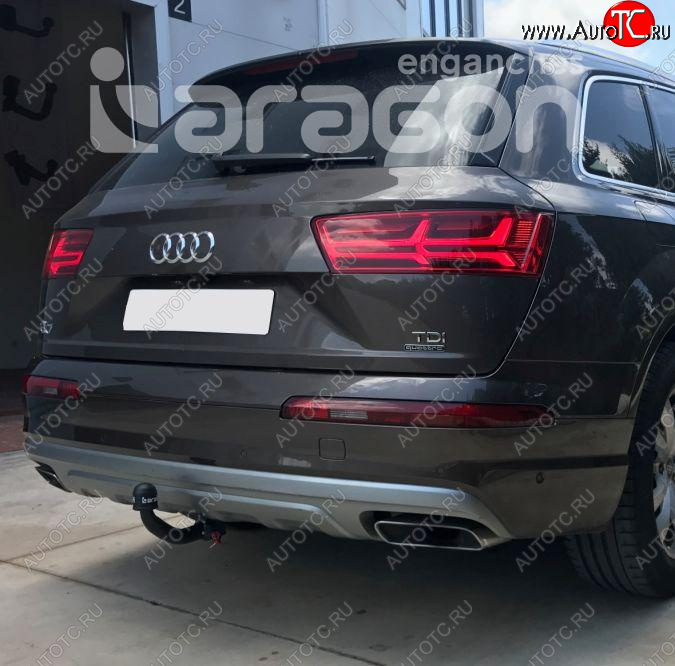 22 699 р. Фаркоп Aragon Audi Q7 4L дорестайлинг (2005-2009) (тип шара: V)  с доставкой в г. Таганрог