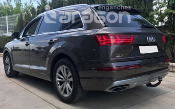 22 699 р. Фаркоп Aragon Audi Q7 4L дорестайлинг (2005-2009) (тип шара: V)  с доставкой в г. Таганрог. Увеличить фотографию 3