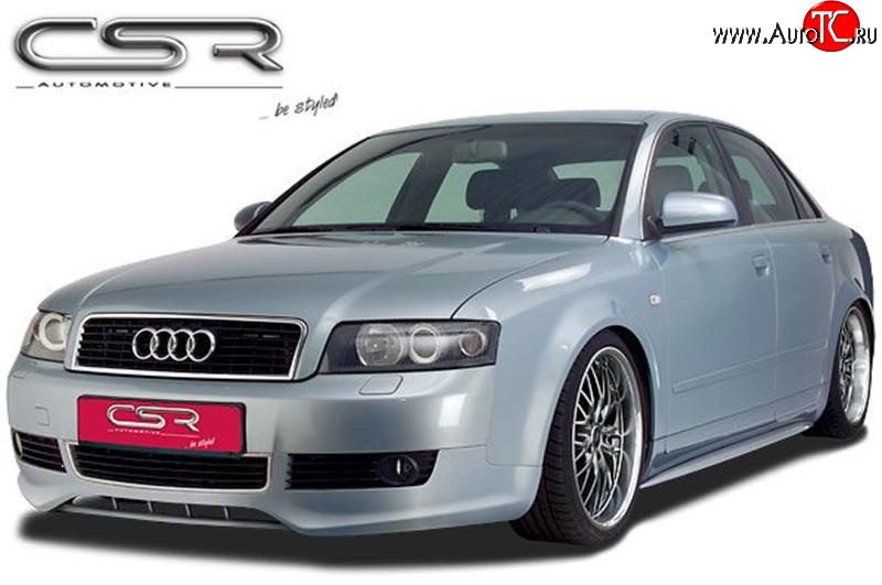 4 399 р. Накладка CSR на передний бампер Audi A4 B6 седан (2000-2006)  с доставкой в г. Таганрог