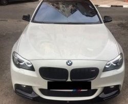 10 849 р. Накладка на передний бампер M-Performance BMW 5 серия F11 дорестайлинг, универсал (2009-2013) (Неокрашенная)  с доставкой в г. Таганрог. Увеличить фотографию 3