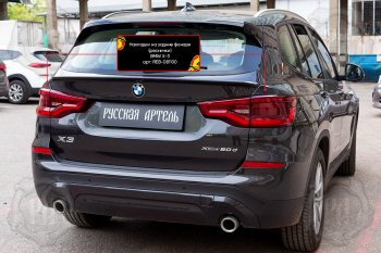 569 р. Накладки задних фонарей RA  BMW X3  G01 (2017-2021) дорестайлинг (Неокрашенные)  с доставкой в г. Таганрог. Увеличить фотографию 5