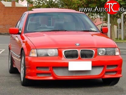 8 149 р. Передний бампер Seidl V2 BMW 3 серия E36 седан (1990-2000) (Неокрашенный)  с доставкой в г. Таганрог