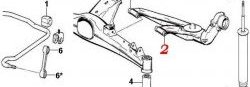 779 р. Полиуретановый сайлентблок задней подвески, нижнего рычага Точка Опоры BMW 3 серия E36 седан (1990-2000)  с доставкой в г. Таганрог. Увеличить фотографию 2
