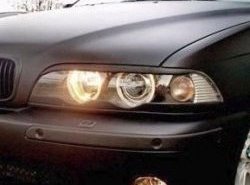 699 р. Реснички на фары Drive (нижние)  BMW 5 серия  E39 (1995-2003) седан дорестайлинг, седан рестайлинг (Неокрашенные)  с доставкой в г. Таганрог. Увеличить фотографию 2