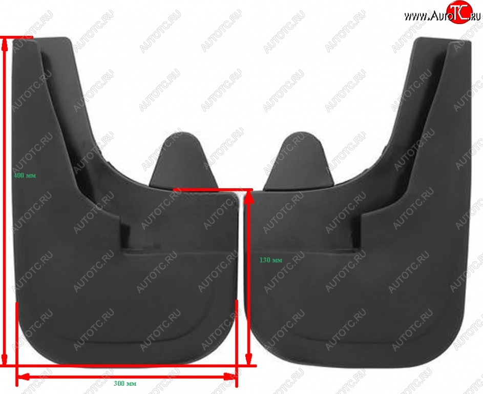 749 р. Универсальные передние брызговики (широкие) ПТП64 Uni4  Lexus RX500h AL30 (2022-2025)  с доставкой в г. Таганрог