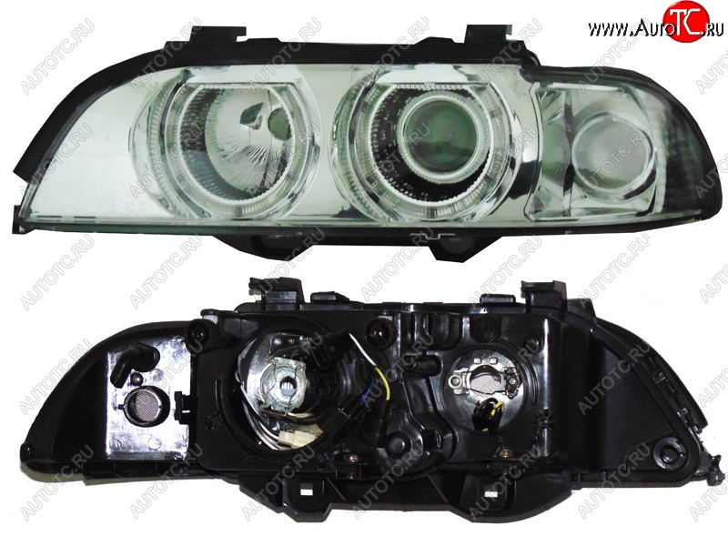 4 699 р. Левая передняя фара SAT (хрусталь) BMW 5 серия E39 седан дорестайлинг (1995-2000)  с доставкой в г. Таганрог