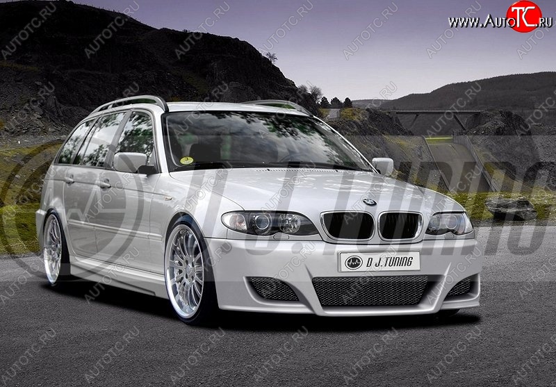 25 899 р. Передний бампер D.J. BMW 3 серия E46 седан дорестайлинг (1998-2001)  с доставкой в г. Таганрог