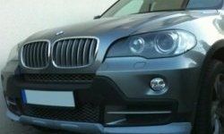 8 999 р. Накладка на передний бампер CT BMW X5 E53 дорестайлинг (1999-2003) (Неокрашенная)  с доставкой в г. Таганрог. Увеличить фотографию 2