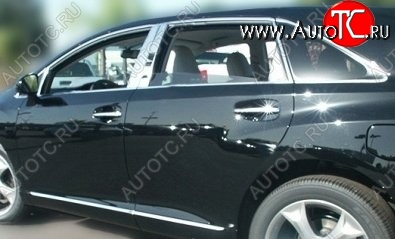 41 799 р. Накладки на стойки дверей СТ BMW X5 E70 рестайлинг (2010-2013) (Неокрашенные)  с доставкой в г. Таганрог