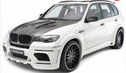 32 249 р. Пластиковый капот Hamman Style BMW X6 E71 дорестайлинг (2008-2012) (Неокрашенный)  с доставкой в г. Таганрог. Увеличить фотографию 2