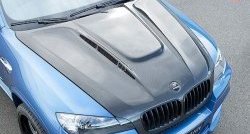 32 249 р. Пластиковый капот Hamman Style BMW X6 E71 дорестайлинг (2008-2012) (Неокрашенный)  с доставкой в г. Таганрог. Увеличить фотографию 3