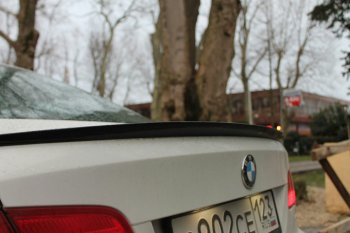 2 799 р. Лип спойлер  3 серия E92 (04-11) АВТОКРАТ  BMW 3 серия  E90 (2004-2008) седан дорестайлинг (Неокрашенный)  с доставкой в г. Таганрог. Увеличить фотографию 3