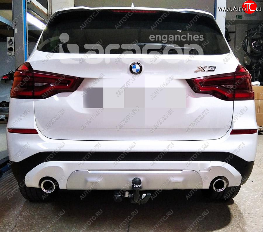 22 699 р. Фаркоп Aragon BMW X3 G01 дорестайлинг (2017-2021) (тип шара S (горизонтальный, легкосъемный))  с доставкой в г. Таганрог