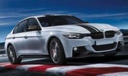 22 199 р. Пороги накладки M-performance BMW 3 серия F30 седан дорестайлинг (2012-2015) (Неокрашенные)  с доставкой в г. Таганрог. Увеличить фотографию 3