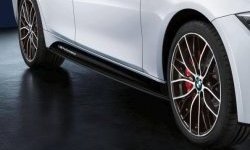 Пороги накладки M-performance BMW 3 серия F30 седан дорестайлинг (2012-2015)