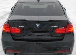 8 239 р. Лип спойлер BS v2 BMW 3 серия F30 седан дорестайлинг (2012-2015) (Неокрашенный)  с доставкой в г. Таганрог. Увеличить фотографию 3