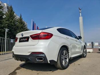 14 899 р. Пластиковые накладки под пороги М-Perfomance BMW X6 F16 (2014-2020) (цвет: черный глянец)  с доставкой в г. Таганрог. Увеличить фотографию 3