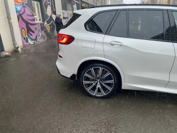 23 499 р. Диффузор заднего бампера М-Perfomance с элеронами  BMW X5  G05 (2018-2022) Inmax (цвет: черный глянец)  с доставкой в г. Таганрог. Увеличить фотографию 3