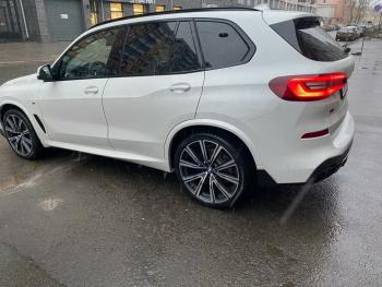 23 499 р. Диффузор заднего бампера М-Perfomance с элеронами  BMW X5  G05 (2018-2022) Inmax (цвет: черный глянец)  с доставкой в г. Таганрог. Увеличить фотографию 6