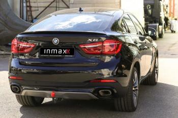 9 499 р. Лип спойлер M-Performance  BMW X6  F16 (2014-2020) (цвет: черный глянец)  с доставкой в г. Таганрог. Увеличить фотографию 3