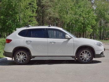 19 999 р. Защита порогов из круглой трубы d63 мм SLITKOFF v3 Brilliance V5 (2012-2018)  с доставкой в г. Таганрог. Увеличить фотографию 3