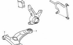 999 р. Полиуретановый сайлентблок нижнего рычага передней подвески (передний) Точка Опоры Toyota Allex E12# 2-ой рестайлинг (2004-2006)  с доставкой в г. Таганрог. Увеличить фотографию 2