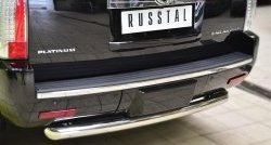 15 999 р. Защита заднего бампера (Ø76 мм, нержавейка) SLITKOFF  Cadillac Escalade  GMT926 джип 5 дв. (2006-2014) короткая база  с доставкой в г. Таганрог. Увеличить фотографию 2