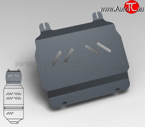 2 569 р. Защита картера двигателя Novline (5.3/6.0/6.2, АКПП, 3 мм) Chevrolet Tahoe GMT900 5 дв. (2006-2013)  с доставкой в г. Таганрог