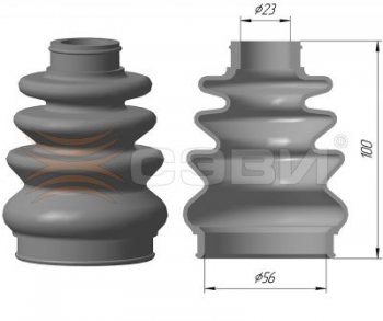 Чехол внутренний (пыльник шруса) SEVI Эксперт Chevrolet Aveo (T200,  T250), Epica (V250), Evanda, Kalos, Lacetti (хэтчбек,  универсал,  седан), Lanos (T100), Nubira (J200), Rezzo, Daewoo Espero, Lanos (T100,  T150), Leganza, Nexia (дорестайлинг,  рестайлинг), Nubira (J150), Sense (Т100), ЗАЗ Chance (седан,  хэтчбэк), Lanos (седан), Sens (седан,  хэтчбэк)