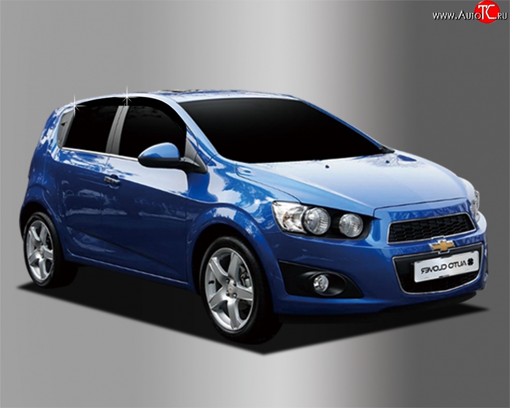 1 099 р. Дефлектора окон Avtoclover Chevrolet Aveo T300 хэтчбек (2011-2015)  с доставкой в г. Таганрог