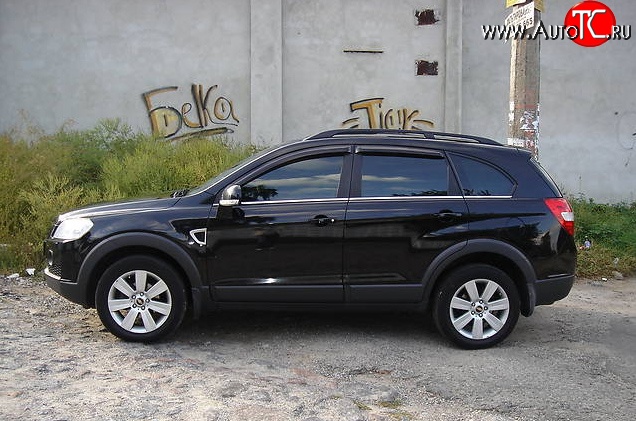 2 779 р. Дефлекторы окон (ветровики) Novline 4 шт. Chevrolet Captiva  дорестайлинг (2006-2011)  с доставкой в г. Таганрог