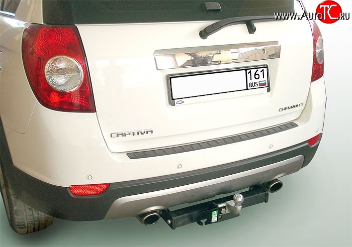 8 399 р. Фаркоп Лидер Плюс (до 1500 кг) Chevrolet Captiva  дорестайлинг (2006-2011) (Без электропакета)  с доставкой в г. Таганрог