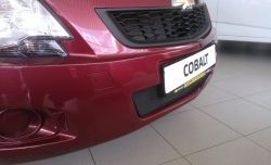 2 089 р. Нижняя сетка на бампер Russtal (черная) Chevrolet Cobalt седан дорестайлинг (2011-2016)  с доставкой в г. Таганрог. Увеличить фотографию 6