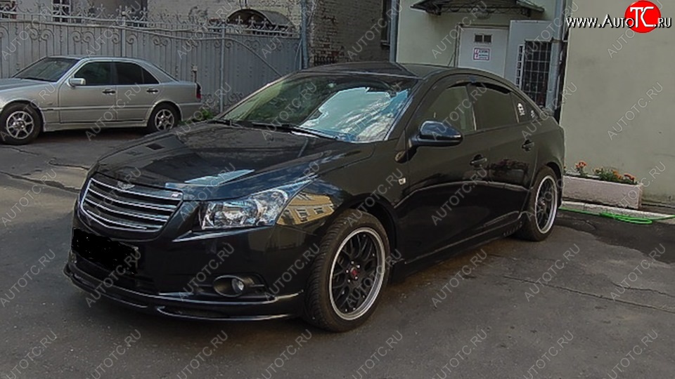 5 499 р. Накладка на передний бампер SPORT CLUB Chevrolet Cruze J300 седан дорестайлинг (2009-2012) (Неокрашенная)  с доставкой в г. Таганрог