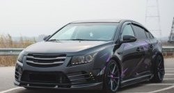 9 299 р. Передний бампер MYRIDE STYLE Chevrolet Cruze J300 седан рестайлинг (2012-2015) (Неокрашенный)  с доставкой в г. Таганрог. Увеличить фотографию 2