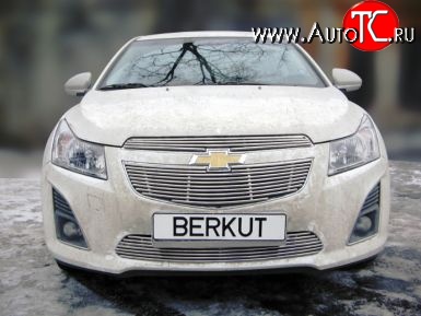 5 999 р. Декоративная вставка решетки радиатора Berkut Chevrolet Cruze J300 седан рестайлинг (2012-2015)  с доставкой в г. Таганрог