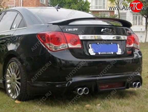 3 999 р. Спойлер CT Chevrolet Cruze J300 седан дорестайлинг (2009-2012) (Неокрашенный)  с доставкой в г. Таганрог