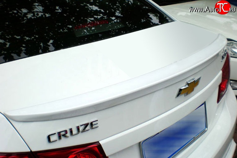 2 599 р. Лип спойлер M-VRS Chevrolet Cruze J300 седан дорестайлинг (2009-2012) (Неокрашенный)  с доставкой в г. Таганрог