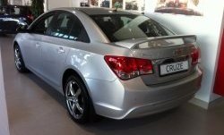 6 849 р. Спойлер LitCompany Chevrolet Cruze J300 седан дорестайлинг (2009-2012) (Неокрашенный)  с доставкой в г. Таганрог. Увеличить фотографию 2