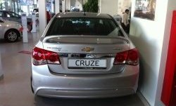 6 849 р. Спойлер LitCompany Chevrolet Cruze J300 седан дорестайлинг (2009-2012) (Неокрашенный)  с доставкой в г. Таганрог. Увеличить фотографию 6