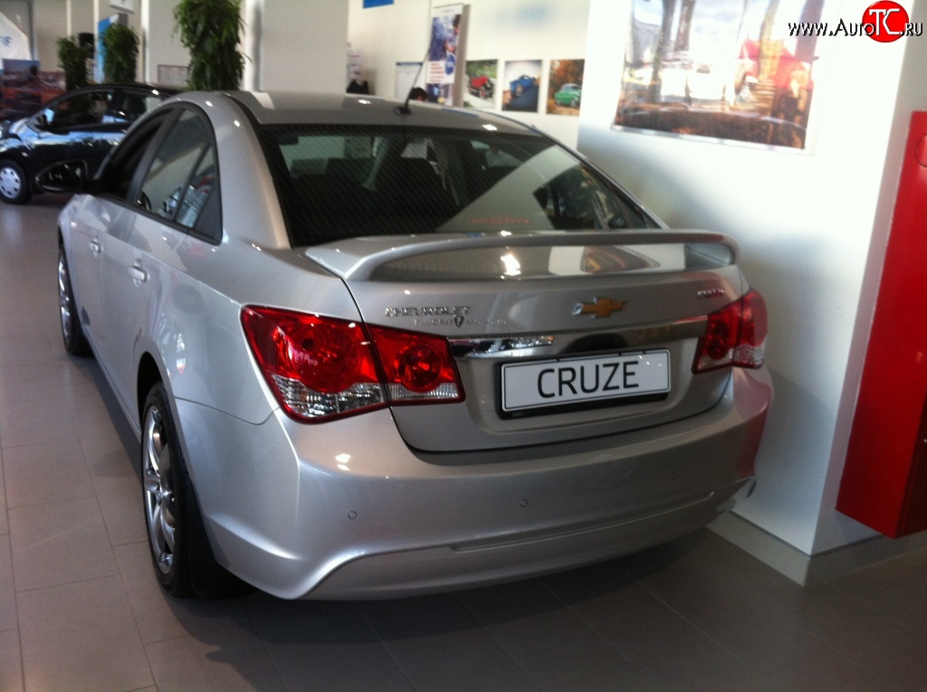 6 849 р. Спойлер LitCompany Chevrolet Cruze J300 седан дорестайлинг (2009-2012) (Неокрашенный)  с доставкой в г. Таганрог