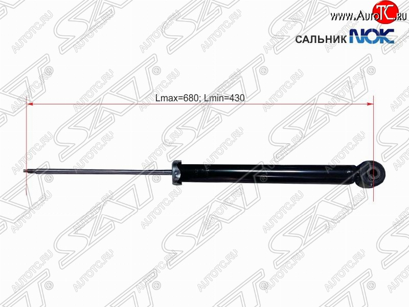 2 249 р. Амортизатор задний SAT (LH=RH) Opel Astra J хэтчбек 5 дв. дорестайлинг (2009-2012)  с доставкой в г. Таганрог