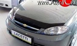 2 069 р. Дефлектор капота NovLine Chevrolet Lacetti хэтчбек (2002-2013)  с доставкой в г. Таганрог. Увеличить фотографию 2