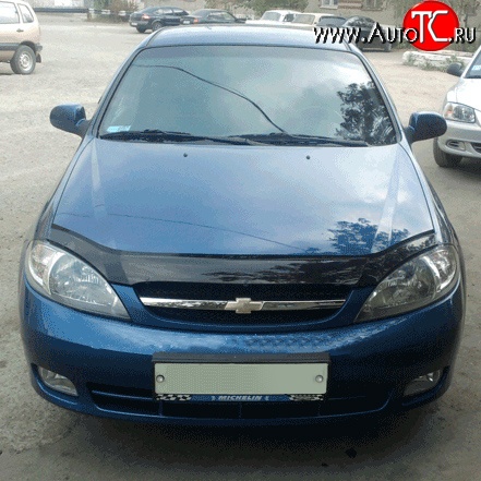 2 069 р. Дефлектор капота NovLine Chevrolet Lacetti хэтчбек (2002-2013)  с доставкой в г. Таганрог