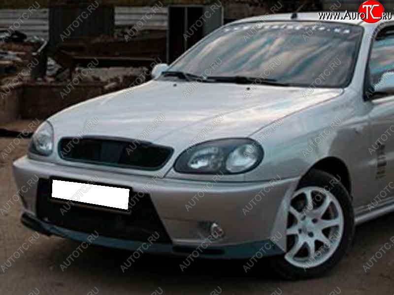 6 249 р. Передний бампер CT Daewoo Lanos T100 дорестайлинг, седан (1997-2002) (Неокрашенный)  с доставкой в г. Таганрог