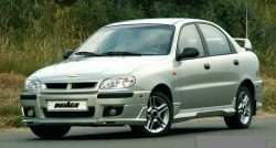 1 119 р. Реснички на фары Nika  Chevrolet Lanos ( T100,  T150,  седан) (1997-2017), Daewoo Sense  Т100 (1997-2008), ЗАЗ Chance ( седан,  хэтчбэк) (2009-2017), ЗАЗ Sens ( седан,  хэтчбэк) (2007-2017) (Неокрашенные)  с доставкой в г. Таганрог. Увеличить фотографию 1