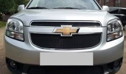 1 469 р. Сетка воздухозаборника переднего бампера Russtal  Chevrolet Orlando (2011-2018)  с доставкой в г. Таганрог. Увеличить фотографию 1