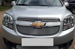 1 539 р. Сетка в решетку радиатора (нижняя) Russtal  Chevrolet Orlando (2011-2018) (хром)  с доставкой в г. Таганрог. Увеличить фотографию 5