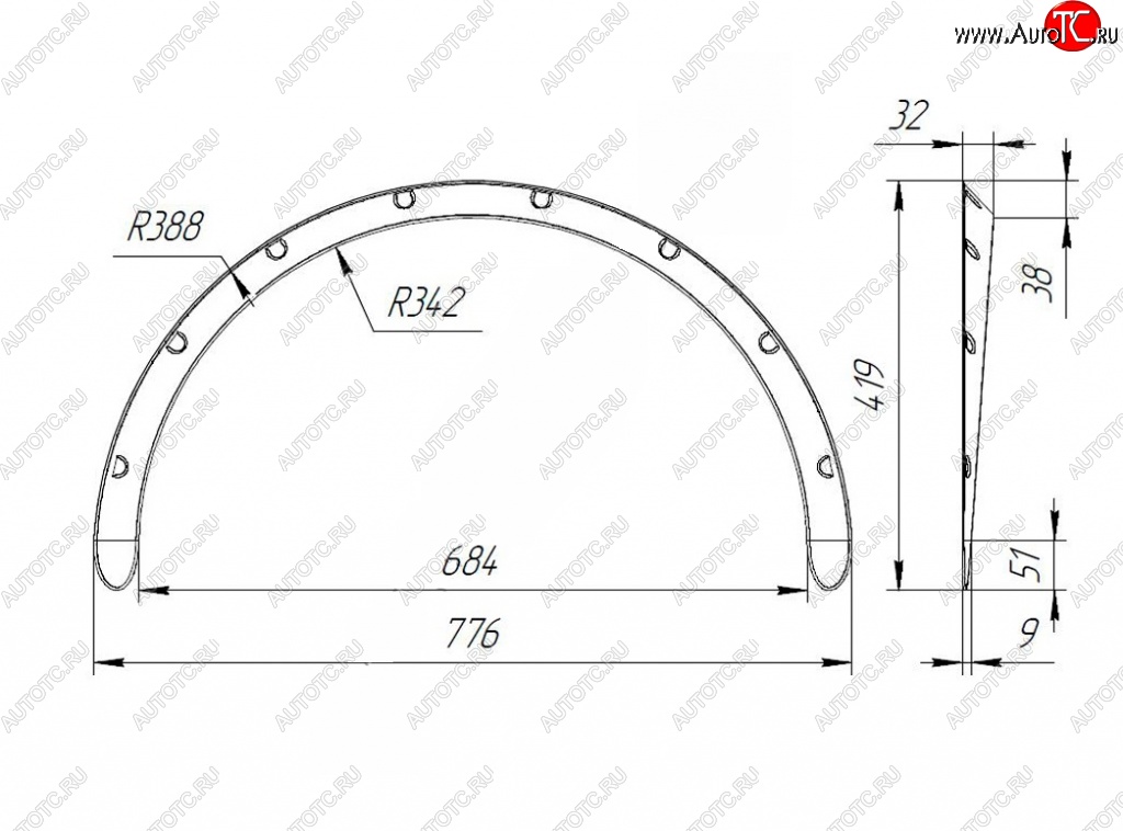 2 769 р. Универсальные накладки на колёсные арки RA (30 мм) Hyundai Solaris RBr седан рестайлинг (2014-2017) (Шагрень: 4 шт. (2 мм))  с доставкой в г. Таганрог