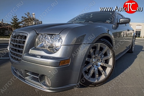 6 649 р. Накладка на передний бампер SRT 8 STYLE Chrysler 300C LX седан (2004-2011) (Неокрашенная)  с доставкой в г. Таганрог